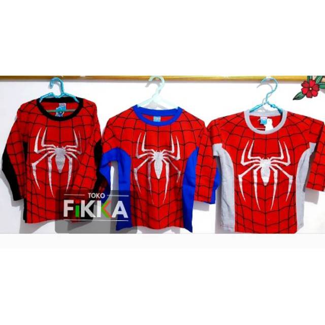 Baju spiderman anak  Shopee Indonesia