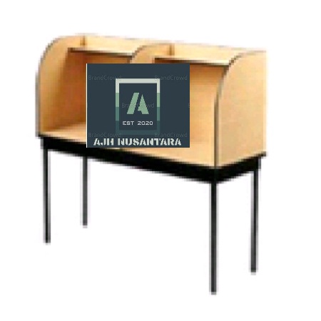 

Meja Perpustakaan 4K (MP4-K) ±1800 x 600 x 1300 mm