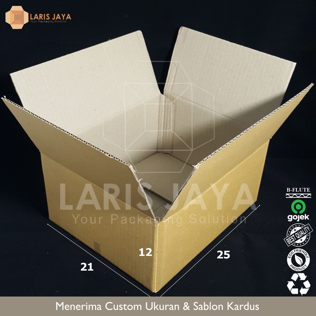 

Kardus | Box | Karton | Kotak Packing Polos 25 X 21 X 12 cm ( Kardus 25 x 21 x 12 cm )