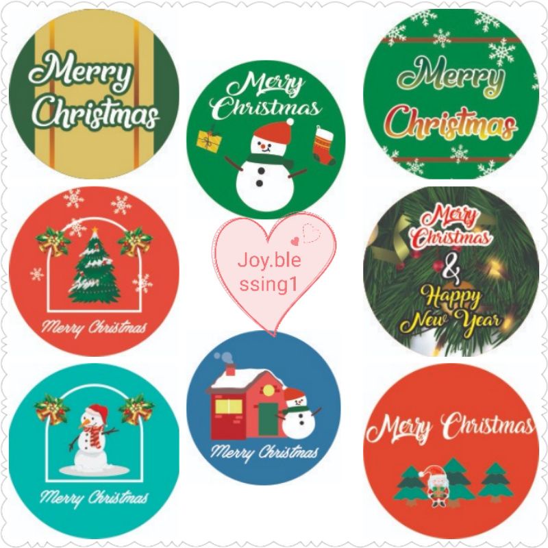

STIKER BULAT NATAL MURAH PER SET