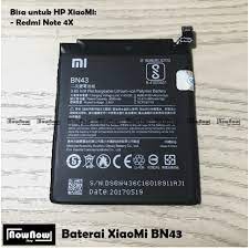 BATERAI XIAOMI REDMI NOTE 4X ORIGINAL 100 % BM-43