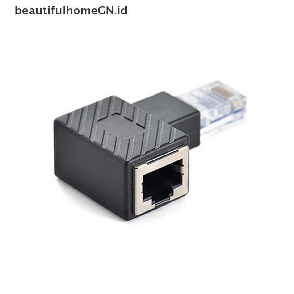 { beautifulhomeGN.id } 90 Degree 270 Degree Up Down Left Right Multi-angle RJ45 Male to Female Lan ~