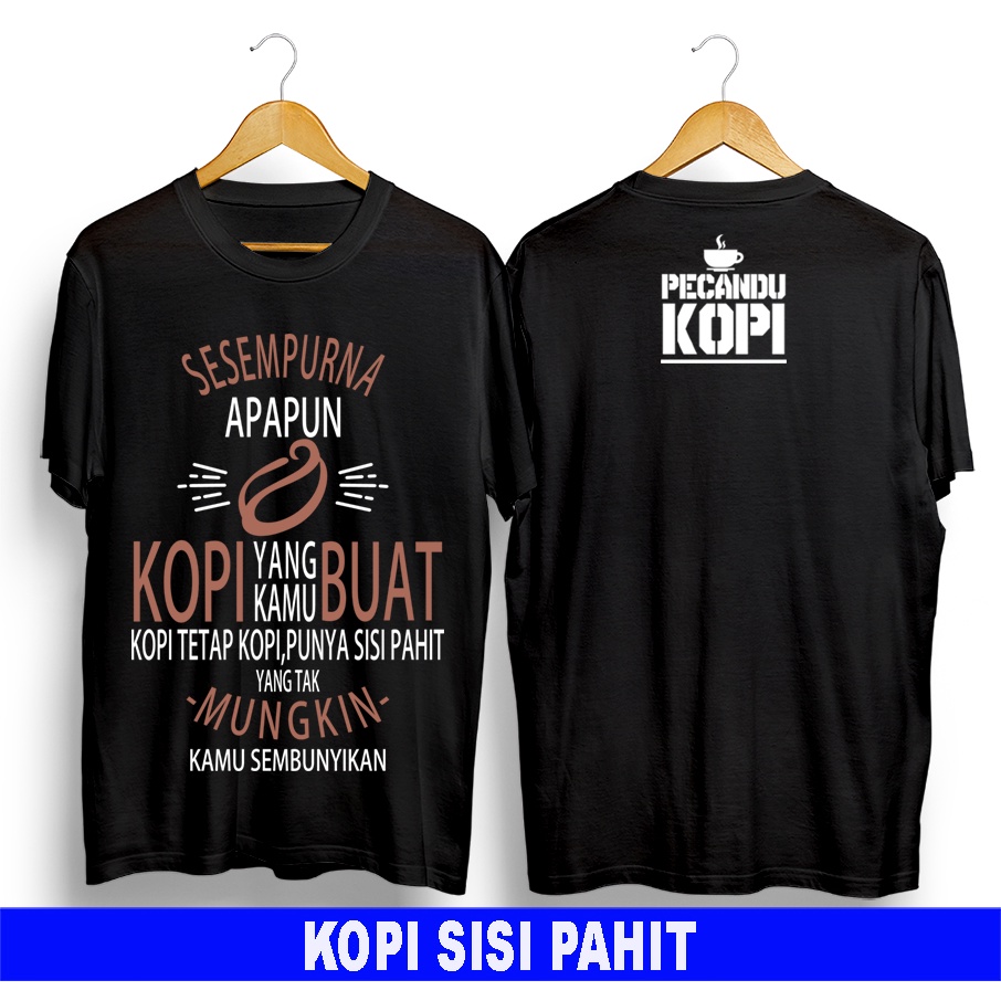 Kaos murah Kaos distro murah baju  distro pria t-shirt murah combed30s KOPI SEMPURNA