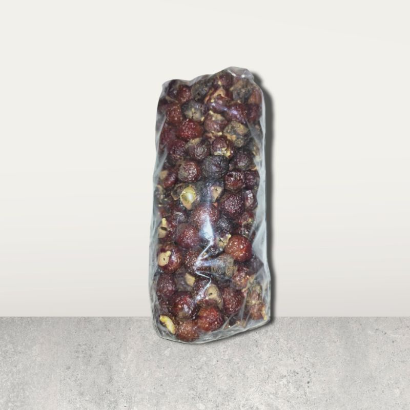 

Biji Lerak Daging tanpa biji setengah basah Premium 1kg