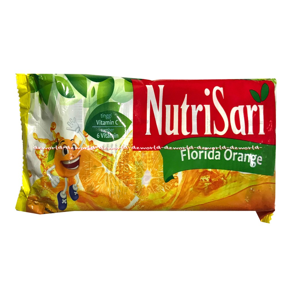 Nutrisari Florida Orange 10sachet Minuman Serbuk Rasa Jeruk Florida Nutri Sari Sirup Bubuk Powder