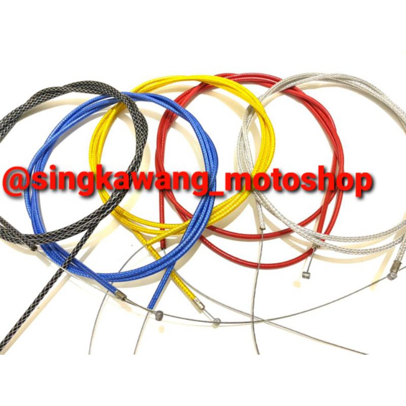 Kabel gas tali gas kabel gas panjang 210cm universal semua motor (HARGA SATUAN)