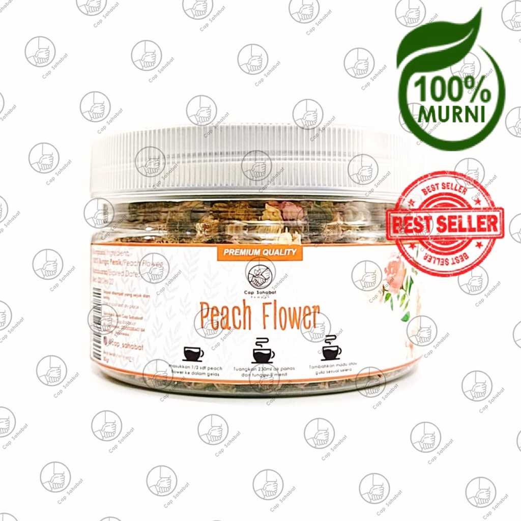 Teh Peach Flower / Tisane / Artisan Tea / Flower Tea / Teh Bunga / Tea Blend 100% PREMIUM QUALITY