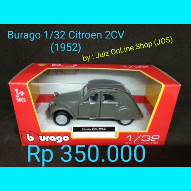 Burago 1/32 Citroen 2CV (1952)