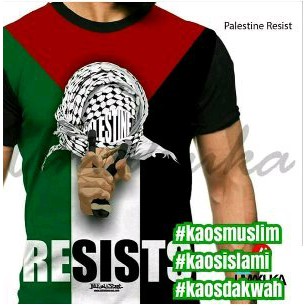 baju kaos tshirt palestina resist dakwah muslim islami umakuka 3d fullprint original murah keren