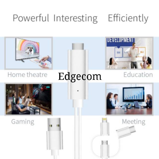 Mirascreen 3in1 to HDMI Support Bluetooth Audio