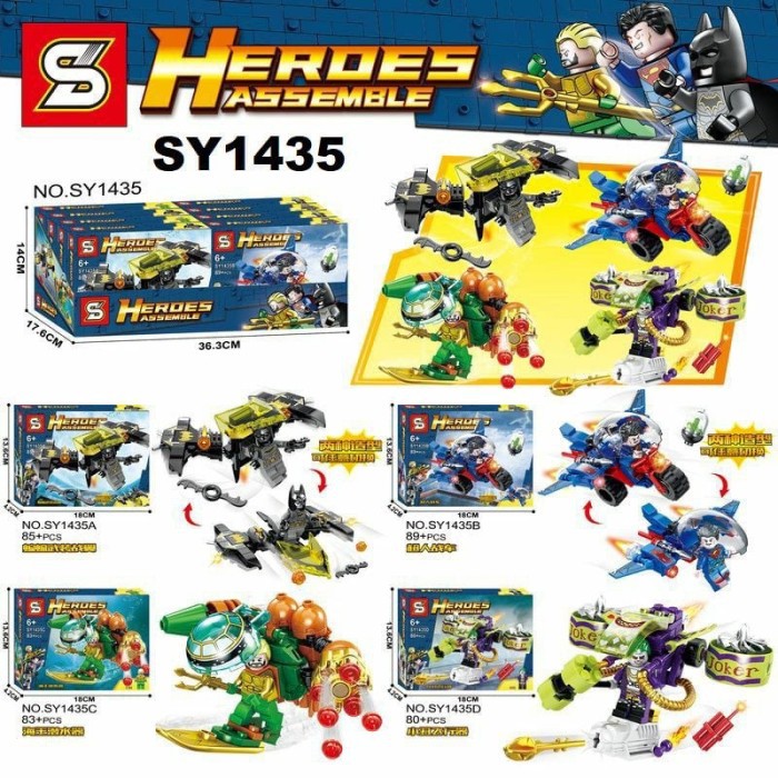 Brick SY 1435 Super Heroes Set