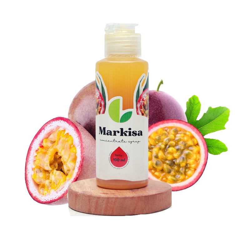 

(PASSION FRUIT) Concentrate Syrup by Femmelio - 120 ml - Dengan Sari Buah Asli - Sirup Premium - Sirup Cafe