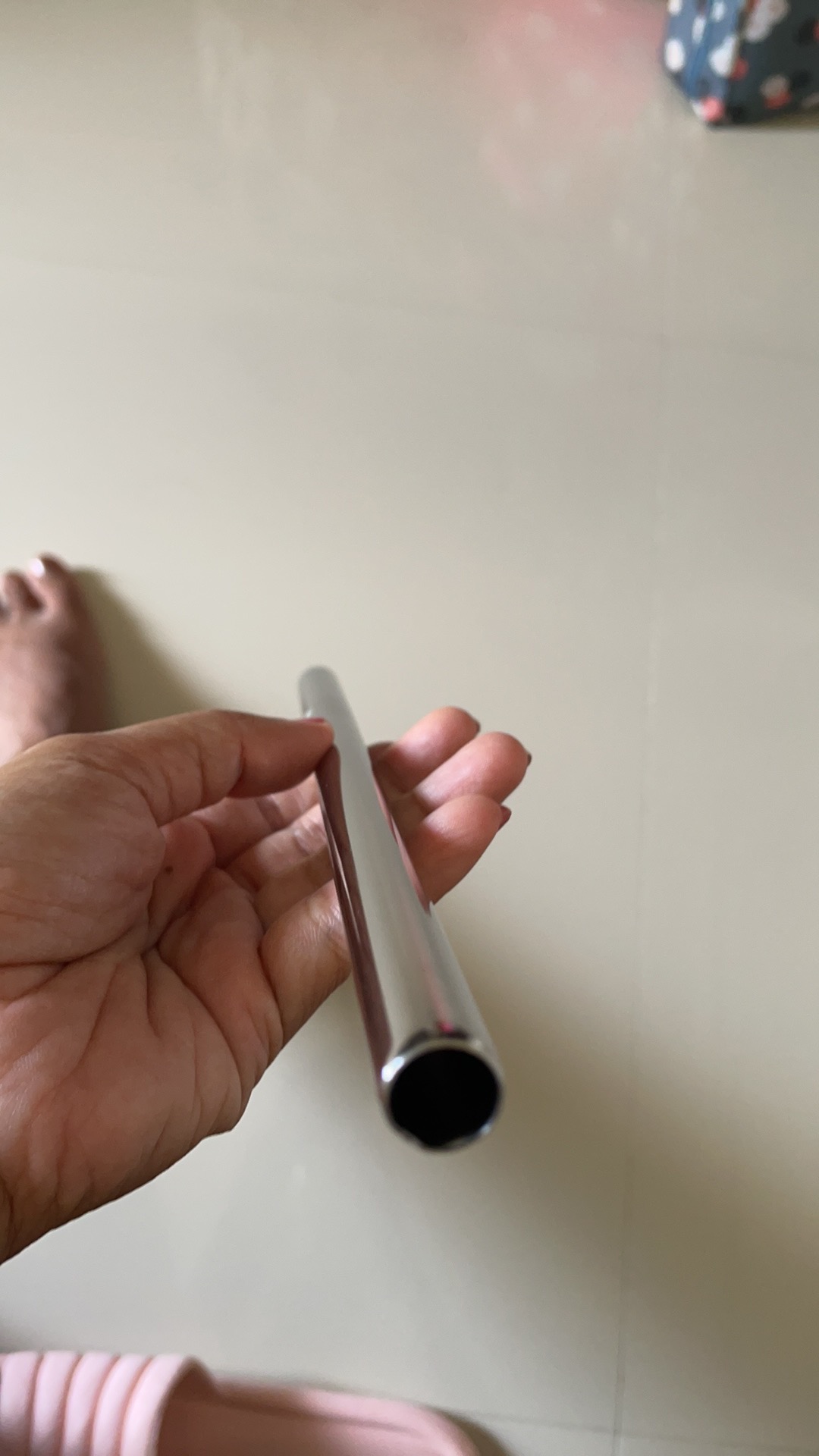 Sedotan Stainless Bubble Boba Jumbo