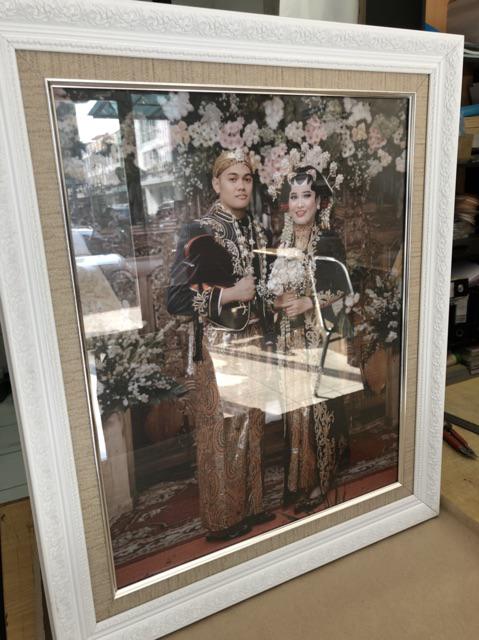 Bingkai Frame Pigura Ukir 16r 40x50cm