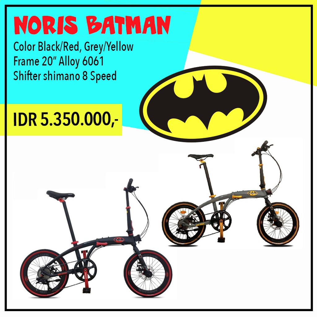 PACIFIC NORIS BATMAN / SEPEDA LIPAT MURAH / NORIS BATMAN