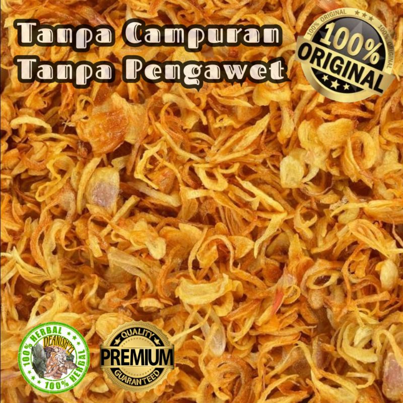 

Bawang Goreng PAHLAWAN/Bawang Merah Goreng Gurih/Renyah ORIGINAL tidak campuran- 250gram