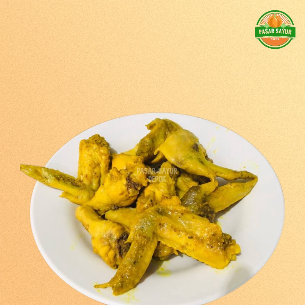 

Sayap ayam ungkep bumbu kuning 500 gram