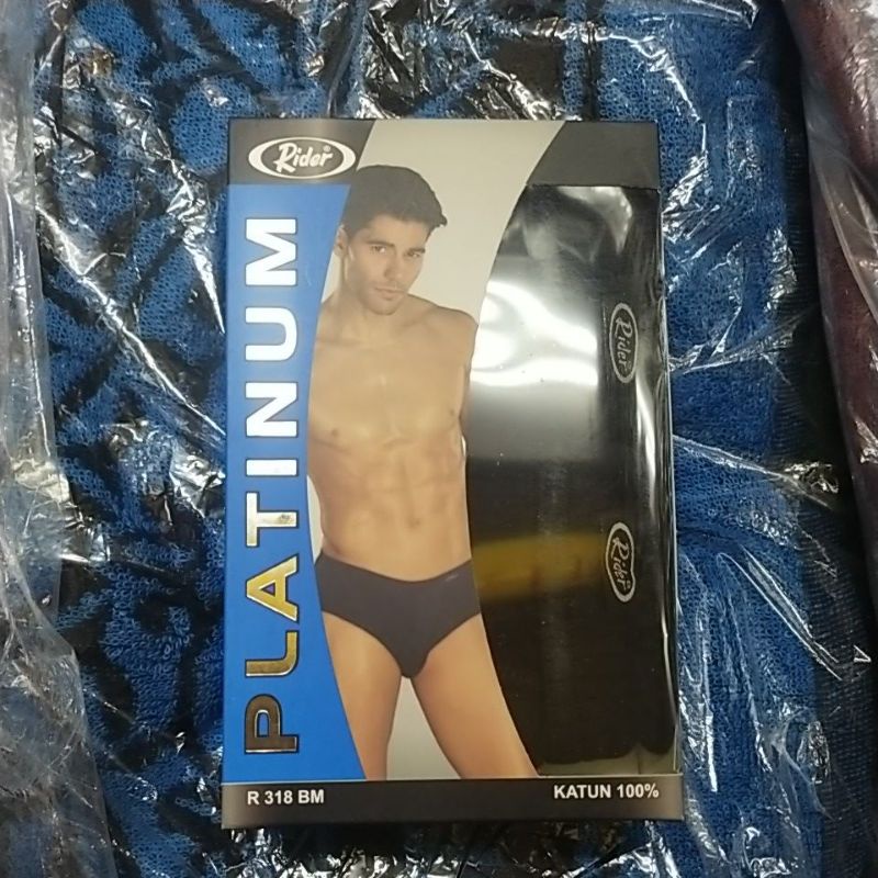 COD- CELANA DALAM PRIA RIDER Underwear Platinum Wear R318B isi 2