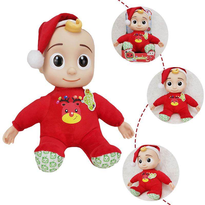 (New!!!!) Coco melon Set Kotak Musik Boneka Natal Bahan Pvc Dengan Sembilan Jenis Bernyanyi