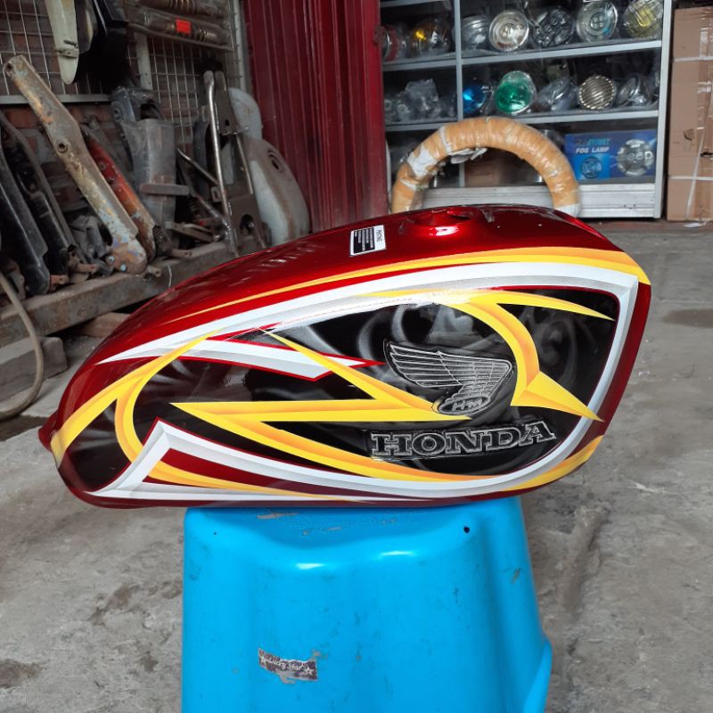 Tangki cb100 merah airbrush