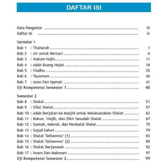 Soal Fiqih Kelas 7 Semester 1 Dan Kunci Jawaban Guru Galeri