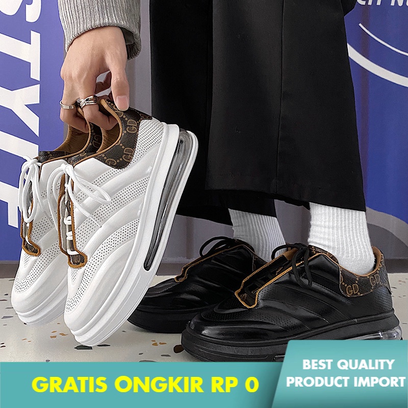 Sepatu Pria Kasual McQueen Sepatu Pria  Kasual   Tren Udara Bantal Putih Sepatu   Sepatu Pria Impor