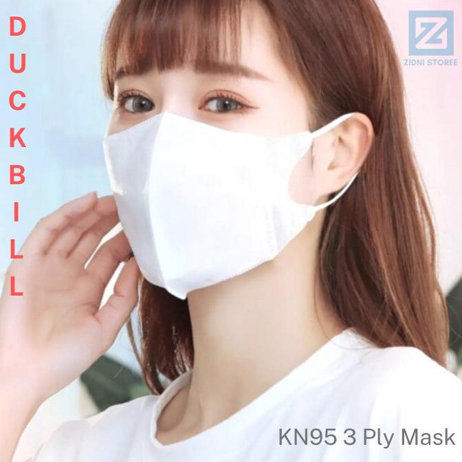 Masker Duckbill 3Ply isi 50Pcs I-Care 1Box Face Mask Medis KN95 Dewasa 25-zidnistoree Kualitas Baik