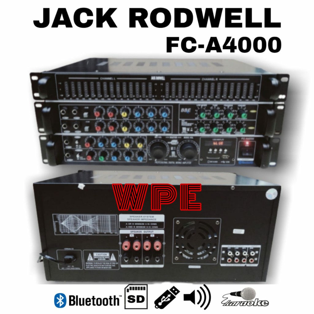AMPLIFIER JACK RODWELL FCA 4000 FC A4000
