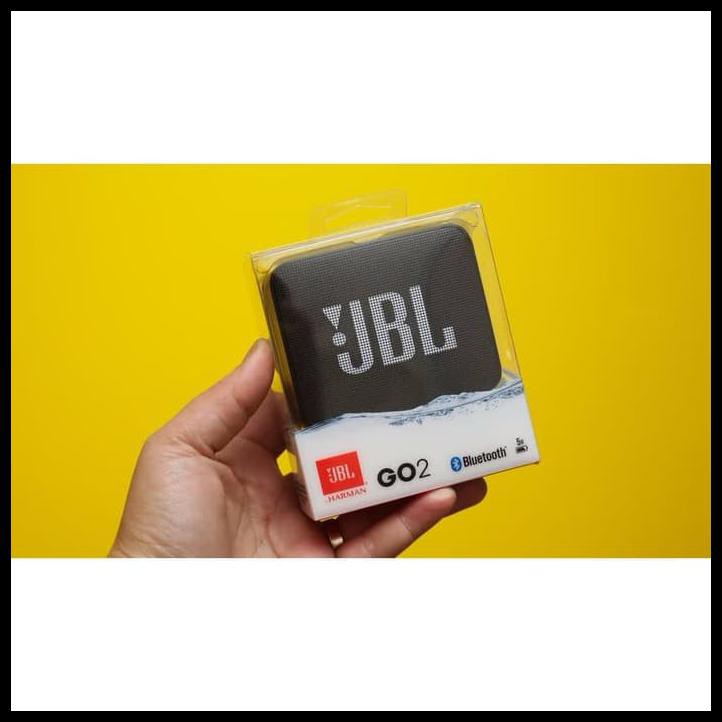 04Wd Original Speaker Bluetooth Portable Jbl Go 2 Wireless Extra Bass - Hitam Y3Qj