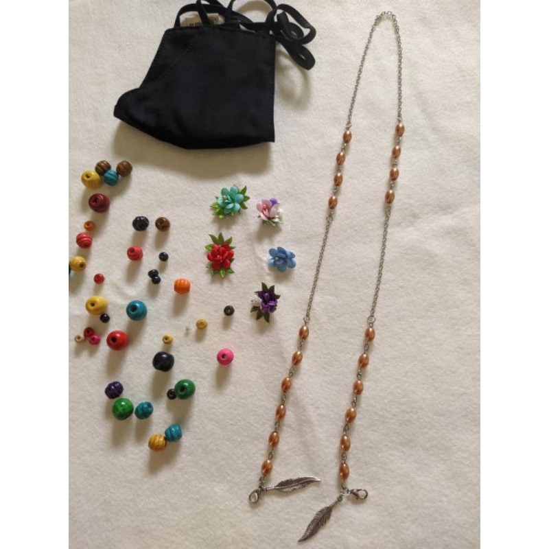 kalung masker mutsin oval oren