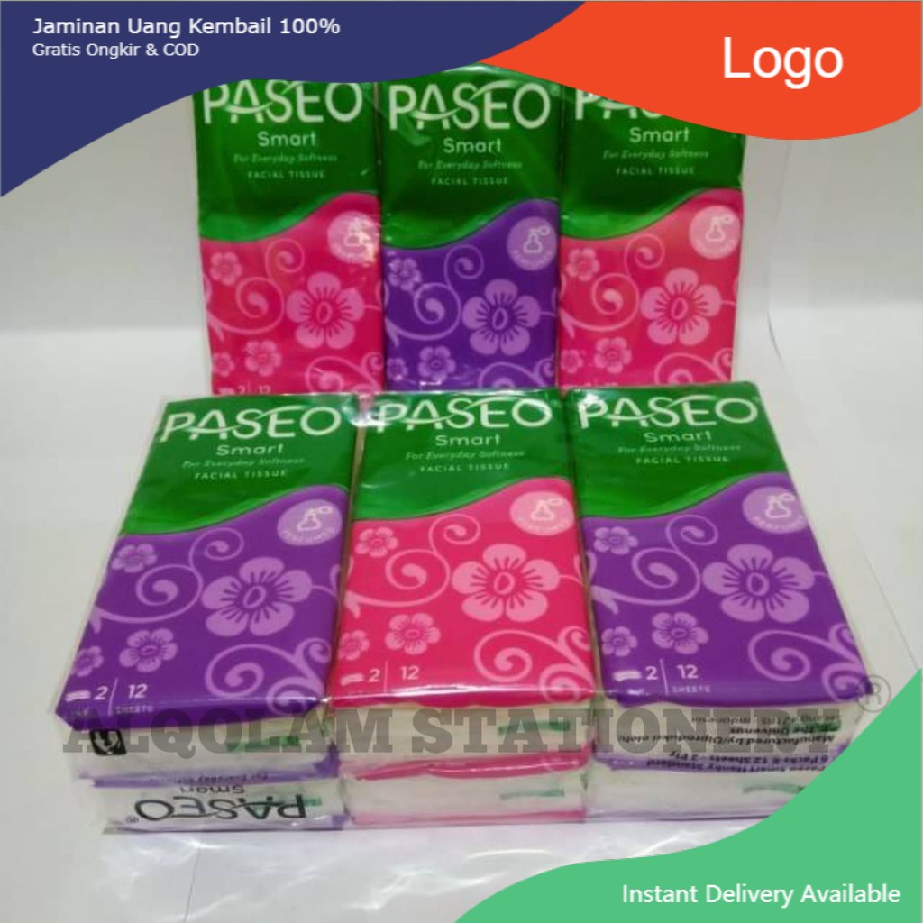 Promo SATU PACK ( 6 BUNGKUS ) Tisu Paseo Pocket Mini |Tissue Paseo Hanky Kecil|Tissue kecil