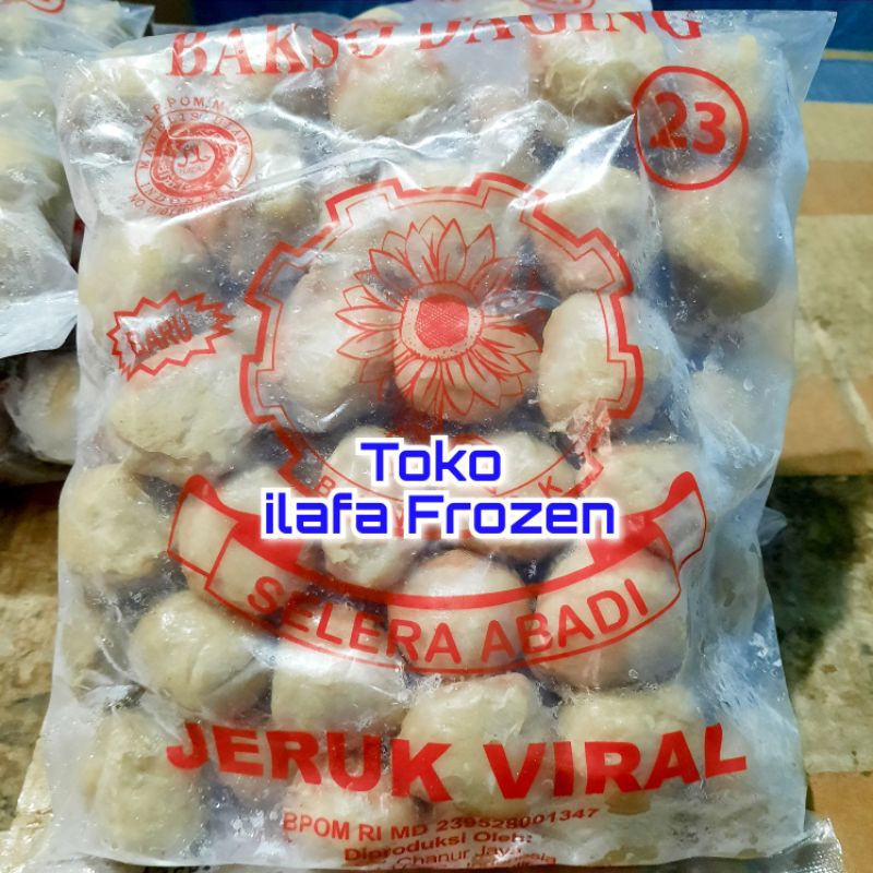 Jual Bakso Daging Sapi Selera Abadi Jeruk Viral Isi 50pcs Shopee