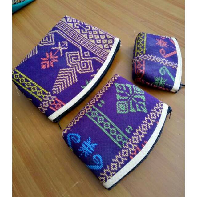 souvenir dompet batik beranak isi 3