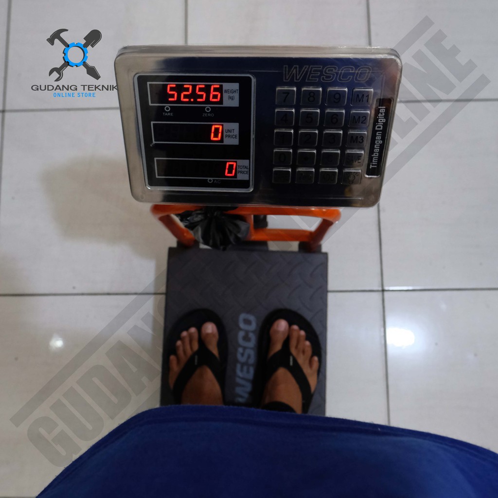 Timbangan Duduk Digital 100Kg Wesco Digital Scale Wesco TD 100