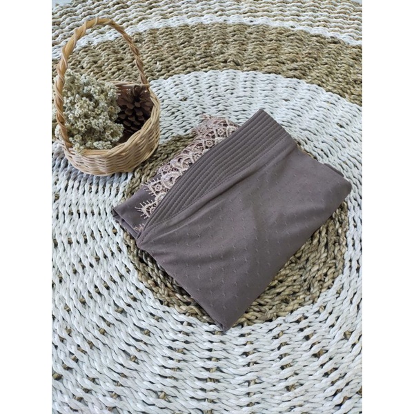 Jilbab Khimar Veera Strada Jersey By Albilal Collection-Dark grey