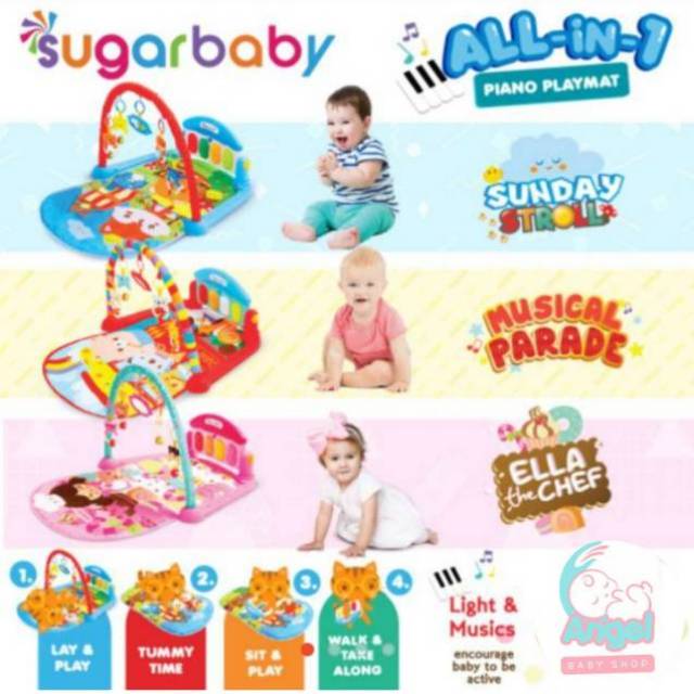 Sugar Baby All in 1 Piano Playmat