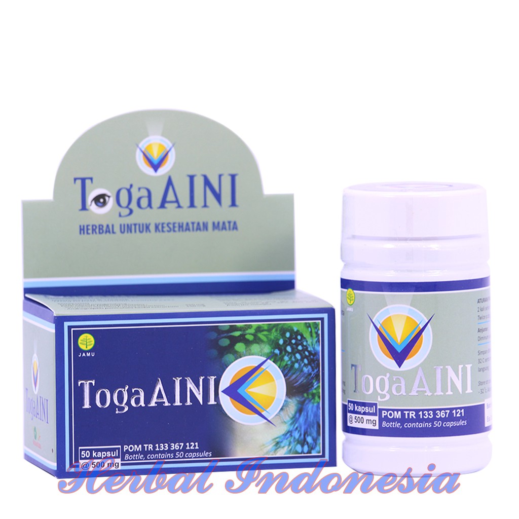 Kapsul Toga Aini Herbal Untuk Memelihara Kesehatan Mata