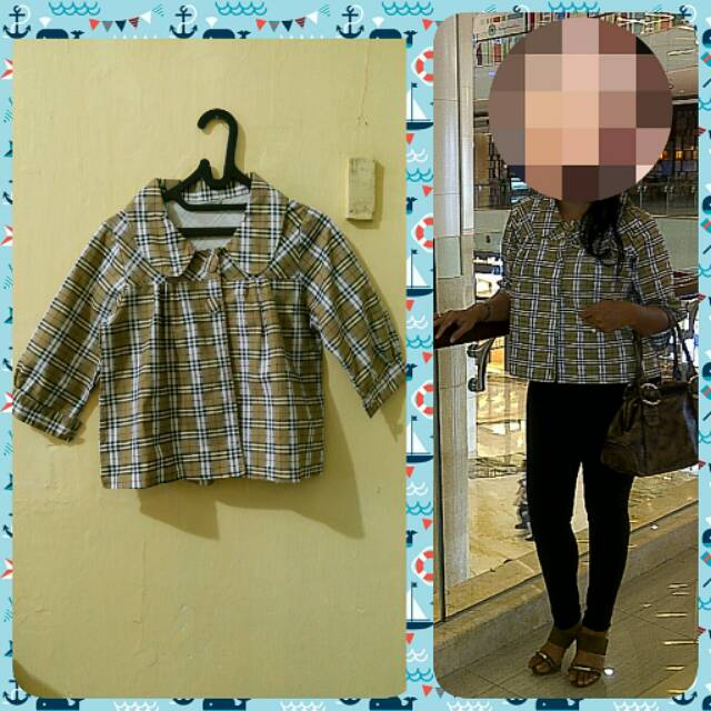 Preloved cropped blazer
