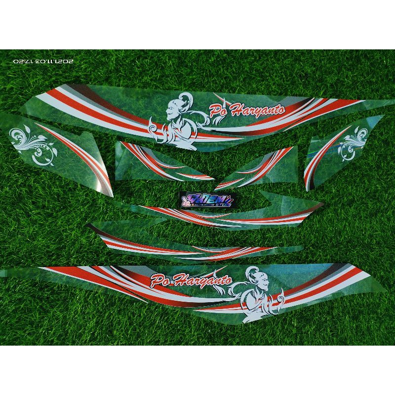 STRIPING TRANSPARAN SATRIA FU FACELIFT CUSTOM PO HARYANTO