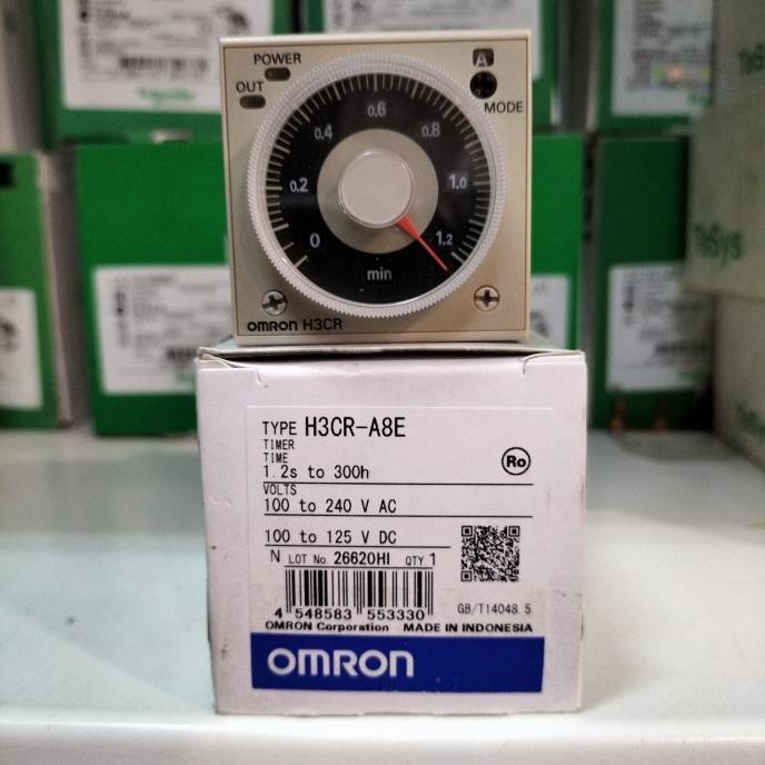 timer omron h3cr a8e 100 240vac original