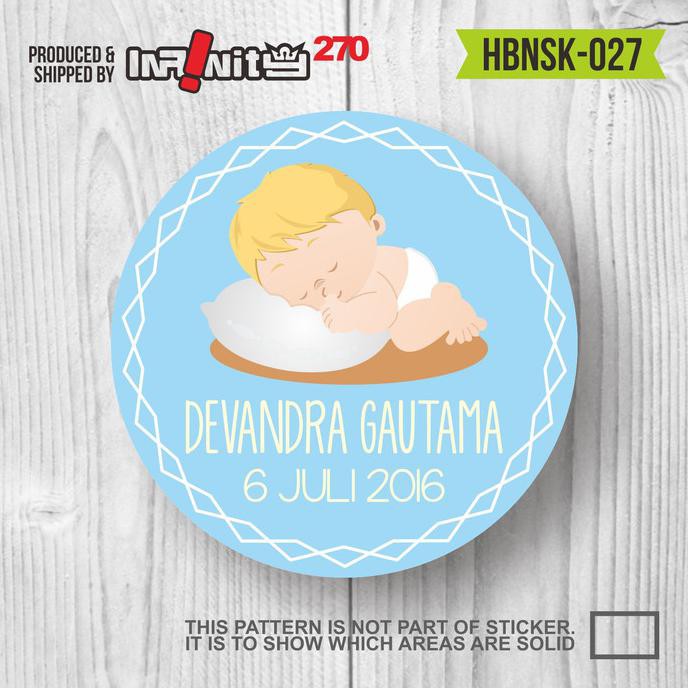 

Sticker Label Souvenirs Hampers Ulang Tahun Aqiqah Man Yue Hbnsk-027 Termurah