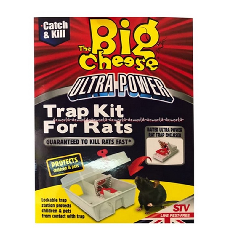 Big Cheese Trap Kit For Rats Ultra Power Perangkap Tikus Praktis Siap Pakai