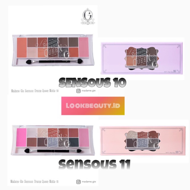 Madame Gie Eyeshadow Sensous Drama Queen BY GISEL - BPOM