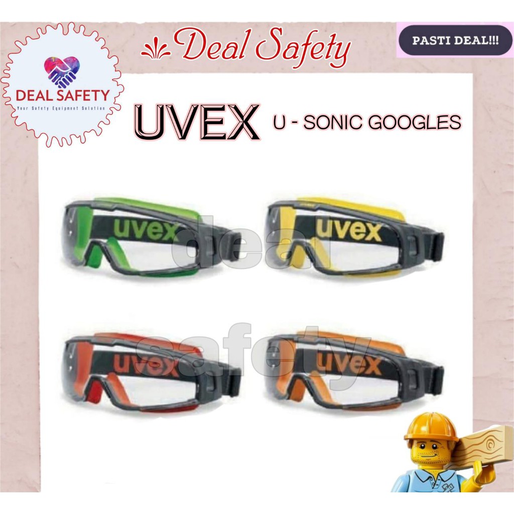 Kacamata UVEX Ultra Sonic Googles / Kacamata Safety UVEX Googles