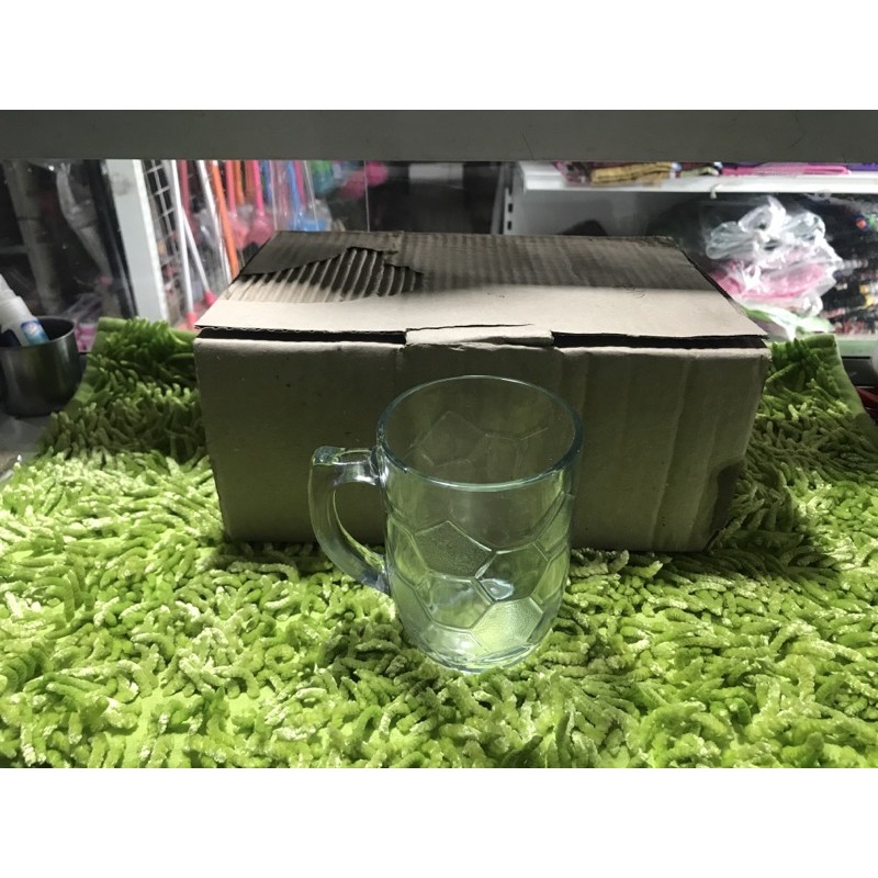 Gelas tabung bola - Gelas es teh kaca - Gelas kaca besar