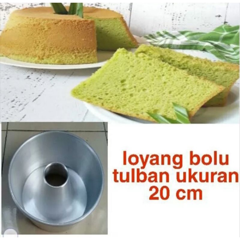 Loyang Bolu ukuran 20 cm / cetakan loyang tulban