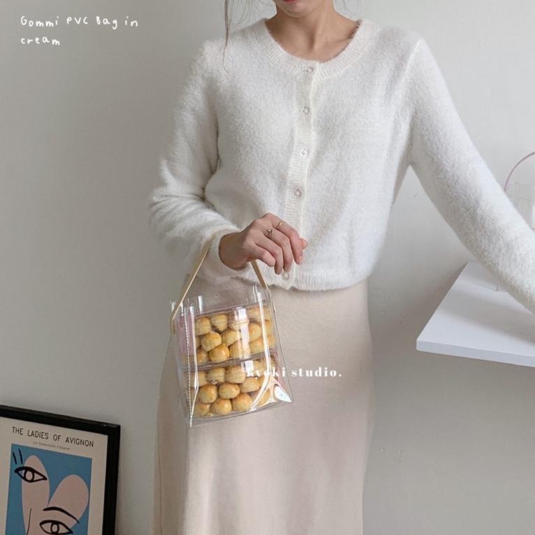 Terkini Gommi Small PVC Bag - Tas Toples Hampers Packaging 6U8