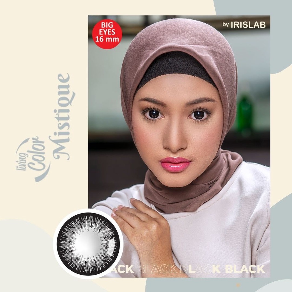 Softlens Mistique DIA 16.00mm BROWN BLACK GREY MINUS  (-5.00 s/d -8.00)/ Softlense Mistikue Lensa Kontak / BS