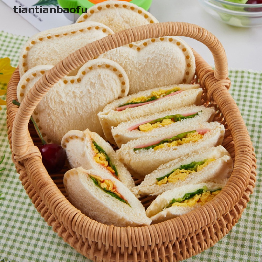 Cetakan Roti Sandwich Bentuk Hewan Dinosaurus Bintang Hati Bahan Stainless Steel