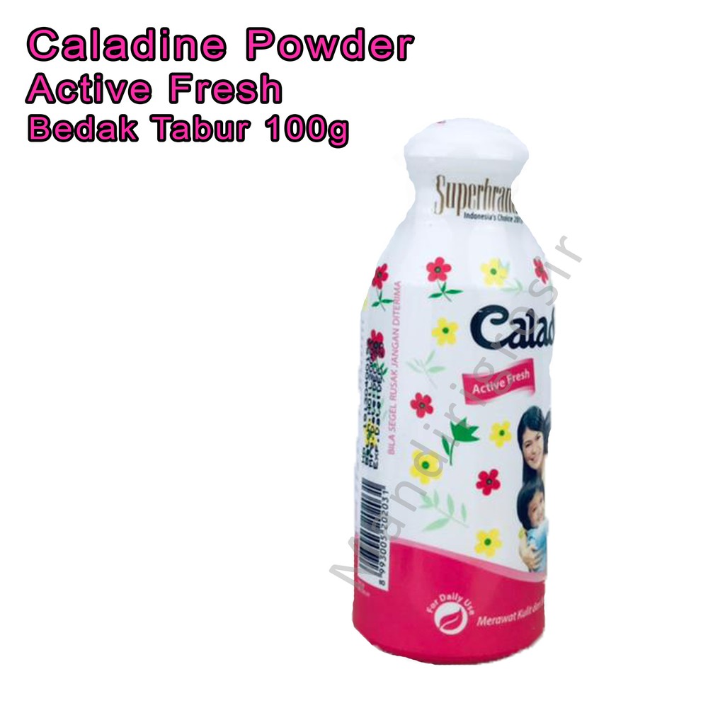 Bedak Tabur * biang keringat * Caladine Powder * Active Fresh  * 100g